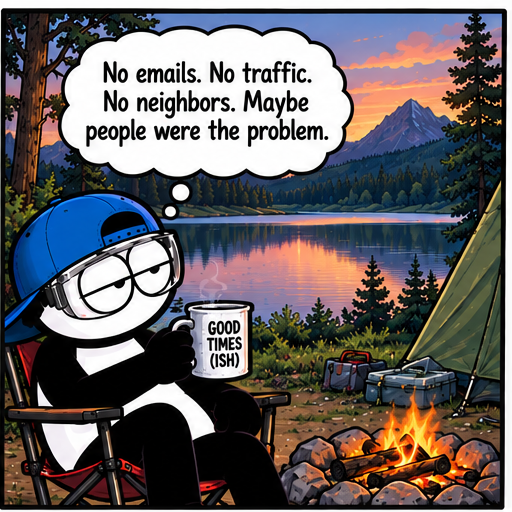Dicky Goes Camping - Panel 1