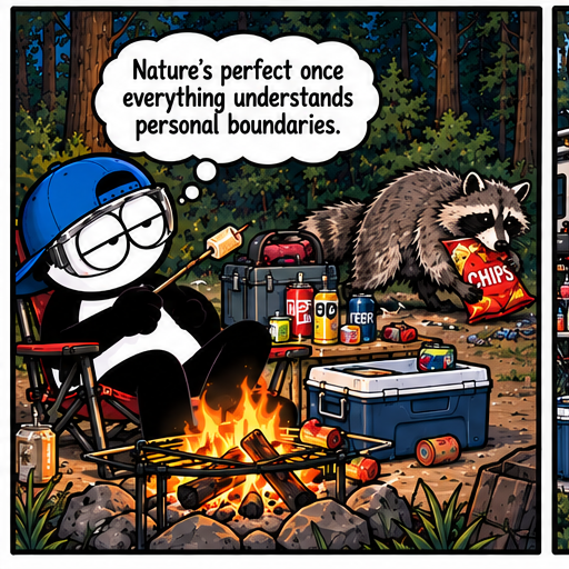 Dicky Goes Camping - Panel 3