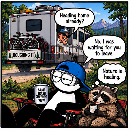 Dicky Goes Camping - Panel 5