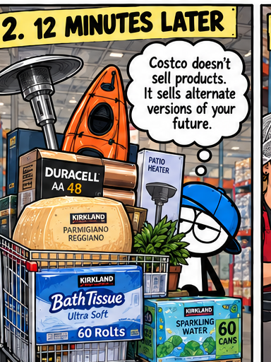 Dicky Goes to Costco - Panel 2