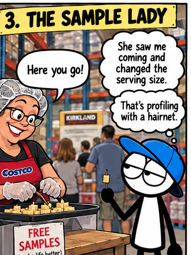 Dicky Goes to Costco - Panel 3