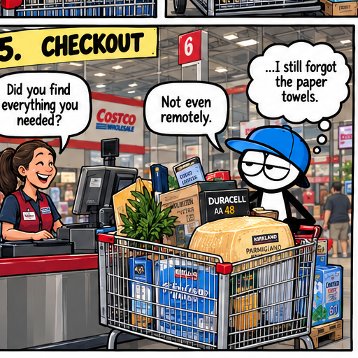 Dicky Goes to Costco - Panel 5