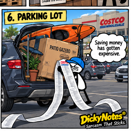 Dicky Goes to Costco - Panel 6