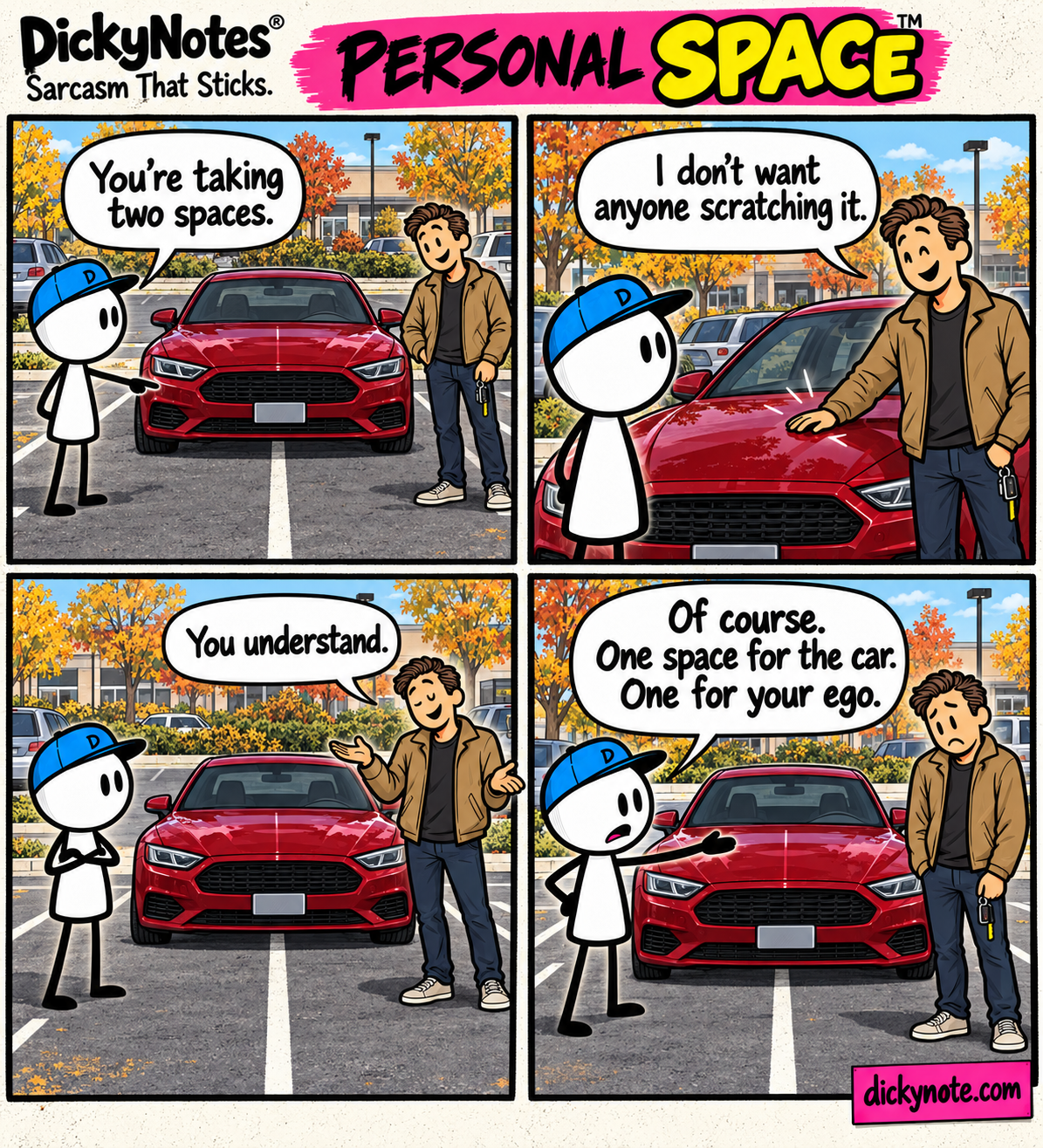 Personal Space — a DickyNotes comic