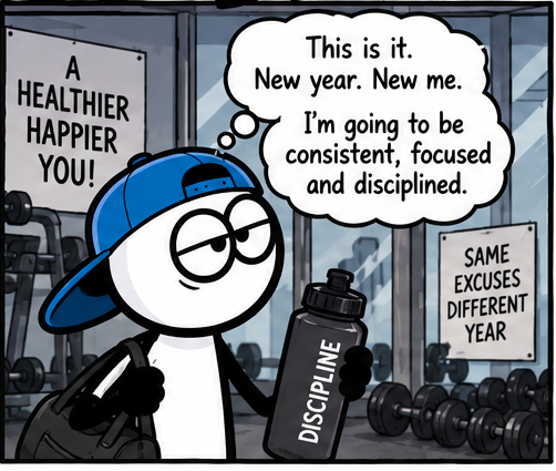 New Year, Same Dicky - Panel 1